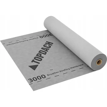 Stavební fólie Membrána střešní Topdach 100 paropropustná 1,5 m x 50 m