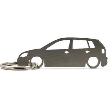 VW Volkswagen Polo 9N3 5d klíčenka z nerezové oceli