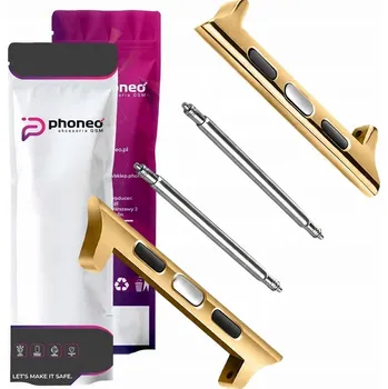 Řemínek na hodinky Adaptér řemínku Phoneo pro Apple 22mm zlatý