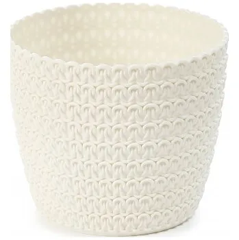 Květináč Lamela LAMELA, květináč MAGNOLIA JERSEY 220 mm, krémový