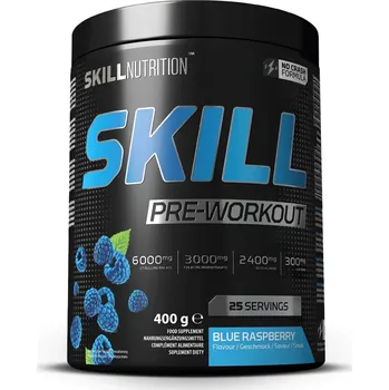 Anabolizér Skill Nutrition Skill Pre-Workout 400 g Příchuť: blue raspberry