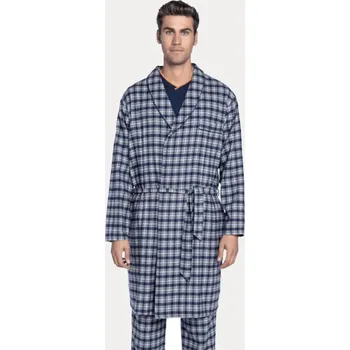 Pánský župan GUASCH Pánský župan PABLO, Tmavě modrá, 180 g / m², Bavlna 100%, Dlouhý rukáv - vel. XL