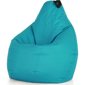 Sedací pytel AAA matrace Sedací vak HRUŠKA Azurová