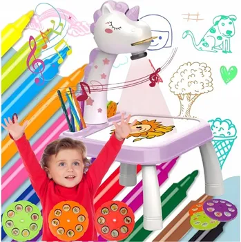 Hračka pro nejmenší Kreativní sada Projektor - Umělecká a hudební Hračka pro děti od 3 let