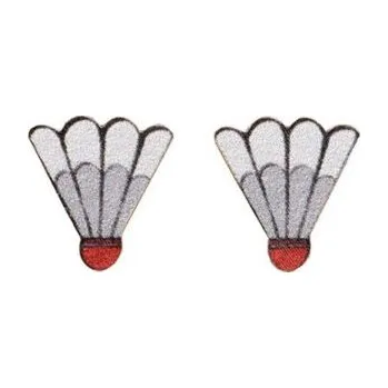 Náušnice Dřevěné náušnice Badminton s možností výměny či vrácení do 30 dnů - EW78