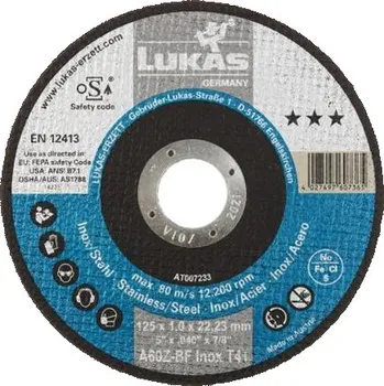 Příslušenství k nářadí LUKAS Řezné kotouče T41 150x1,6x22,23 A46Z-BF Inox, AT007241V9802