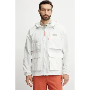 Pánská větrovka Outdoorová bunda Columbia Cove Beach 2119531 bílá 00X, vel. XXL