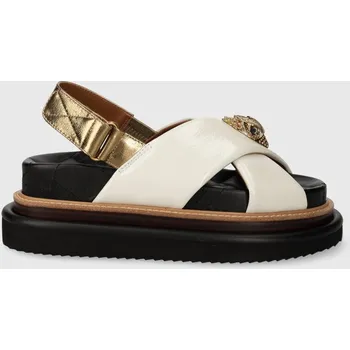 Dámské sandále Kožené sandály Kurt Geiger London Orson Cross Strap Sandal 9992241109.BONE béžová 01X, EUR 41