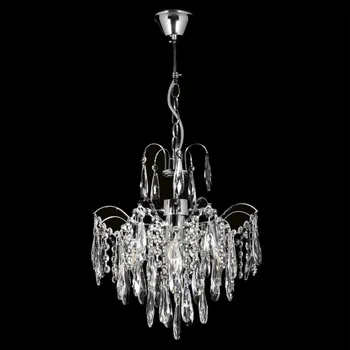 Křišťálový lustr na řetězu 4xE27/60W/230V