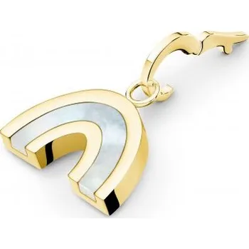 Přívěsek Rosefield přívěsek zlaté barvy Lucky Symbol Rainbow