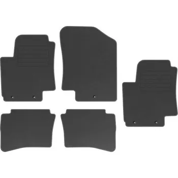 autokoberec Velurové autokoberce Edecor, sada 5 kusů