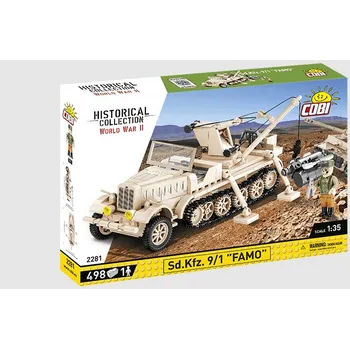 autíčko Sd.Kfz. 9/1 FAMO Německé polopásové vozidlo - stavebnice 1:35 - COBI Německé polopásové vozidlo Sd.Kfz9/1 FAMO - Model KIT