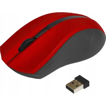 Myš Myš bezdrátová optická USB červená