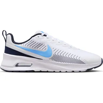 Dámská tenisová obuv Pánská rekreační obuv NIKE-Air Max Nuaxis M white/university blue/obsidian Bílá 45,5