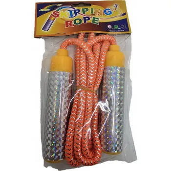 Bezpečnostní kamera Skakanka crossfit fitness provázkové 2,5 m s nastavitelnou plastovou rukojetí