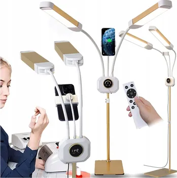 Kosmetická lampa PRO LED Dvojitá Flexibilní na nehty Manikúra Pedikúra