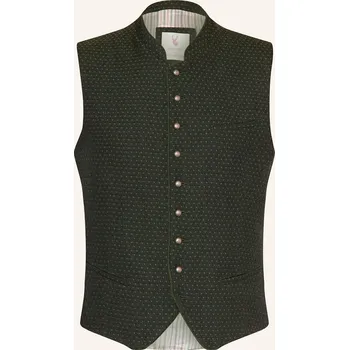 Pánská bunda Johann & Johanna Pánská Krojová Vesta, zelená / tmavě zelená, 58