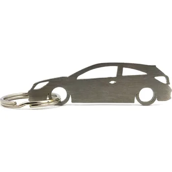 Opel Astra H 3d klíčenka z nerezové oceli