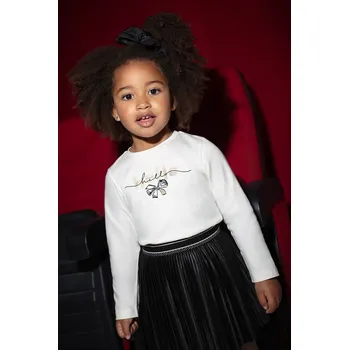 Bavlněné tričko s dlouhým rukávem Mayoral 4008.6F.Mini.9BYA černá 99X, vel. 128