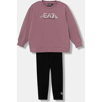 Dětská tepláková souprava EA7 Emporio Armani 7G000167.AF15583 růžová 34X, vel. 176