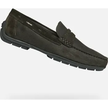 Pánské polobotky Geox Pánské Hnědé pánské mokasíny Geox Moner 2Fit Hnědá 41 (2867099)