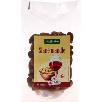 Mandle slané pražené 100 g BIO BIO NEBIO