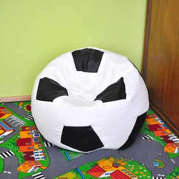 Taburet Sedací vak - míč 70 cm - bílá + černá