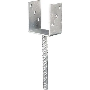 ALBERTS Patka sloupku U, žárový pozink, 91