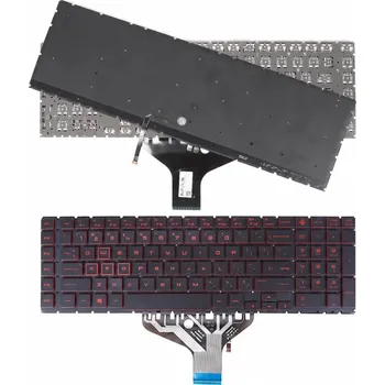 Náhradní klávesnice pro notebook Klávesnice L62863-B31 L63808-B31 HP OMEN 17-CB LED RED pro HP, Compaq