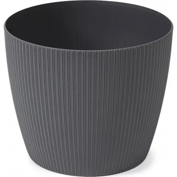 Květináč Lamela LAMELA, obal květináč MAGNOLIA ECO RECYCLED JUMPER 220 mm, antracit