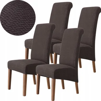 Potah na židli Potah na židli Domidekor hnědý