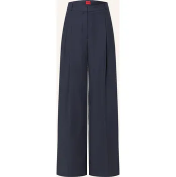 Dámské kalhoty Hugo Dámské Marlene Kalhoty Harenau, tmavě modrá, 40