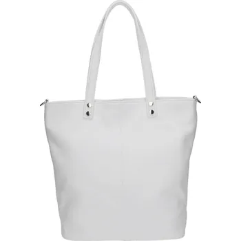 Kabelka Dámská kožená kabelka Italia Elena - bílá