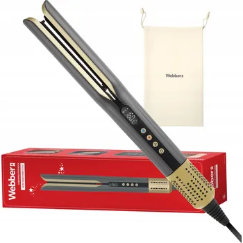 Žehlička na vlasy ŽEHLIČKA NA VLASY NA VLASY WEBBER KERAMICKÁ IONIZACE + LCD + AEROŽERTOVAČ