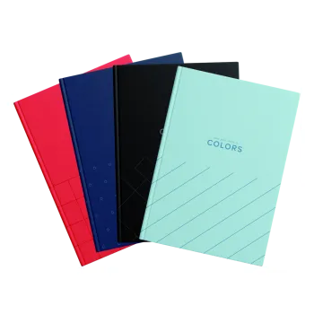 TOP 2000 - Kniha záznamní TOP 2000 Colors A5/96 listů, čtverečkovaná, mix