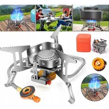 Turistický vařič Plynový Hořák Vařič Polní Turistický Volně Stojící Skládací Na Kartuše