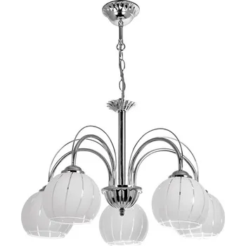 Lustr na řetězu 5xE27/60W/230V