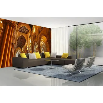 Fototapeta DIMEX | Samolepicí vliesová fototapeta na zeď Katedrála, Sydney MA-5-0916 | 375 x 250 cm | béžová, měděná, žlutá, oranžová, hnědá + Samolepicí vliesová fototapeta na stěnu DIMEX Katedrála, Sydney MA50916 v rozměru 375 x 250 cm