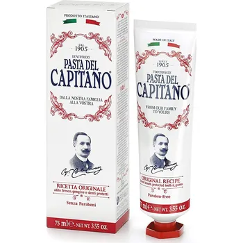 zubní pasta Pasta del Capitano Original Recipe 75ml - Prémiová zubní pasta s recepturou z roku 1905