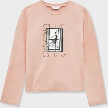 Dívčí tričko Dětské tričko s dlouhým rukávem Mayoral 7017.8B.Junior.9BYA růžová 30X, vel. 157