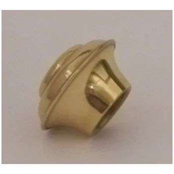 Nábytkové kování Garnýžová koncovka - Klasik Barva: mosaz leštěná