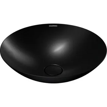 Umyvadlo Umyvadlo na desku Kaldewei Avellino 45x45 cm černá mat bez přepadu 912206003676