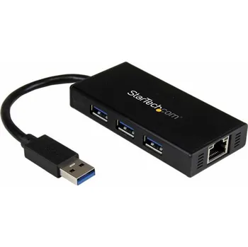 USB hub StarTech USB HUB 1x RJ-45 + 3x USB-A 3.0 (ST3300GU3B)