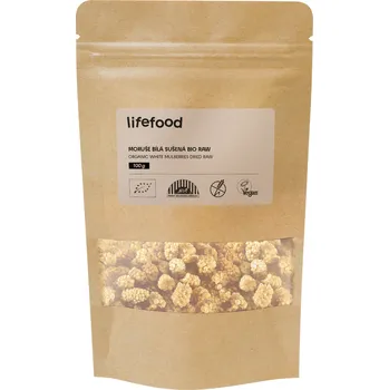 Sušené ovoce Moruše bílá sušená RAW 100 g BIO LIFEFOOD