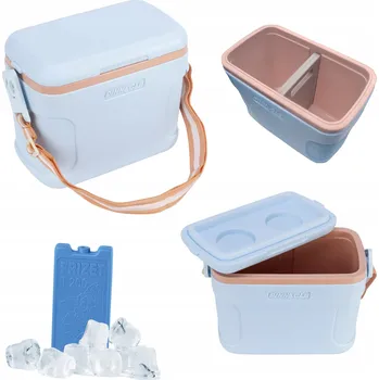 Turistická chladicí taška na rameno 8L modrá PINNACLE + 2 chladicí vložky