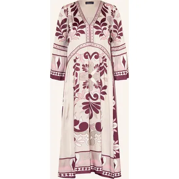 Dámské šaty Grace Dámské Saténové Šaty S 3/4 Rukávem, krémová / tmavě...