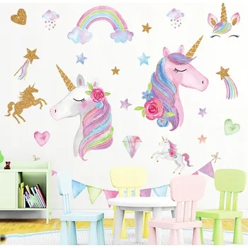 Tapeta Samolepka na zeď/Tapeta Einhorn KP-16421