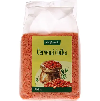Příloha Čočka červená půlená 500g Bio Bio Nebio