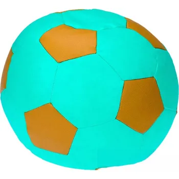 Taburet Sedací vak - míč 70 cm - mentolová + světleoranžová