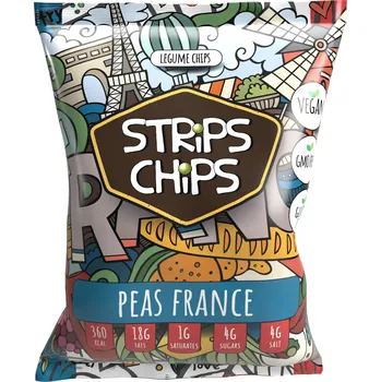 Chips Krekry luštěninové France 90 g STRIPS CHIPS